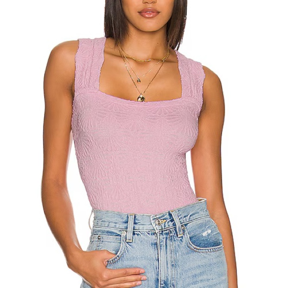 Free People Love Letter Cami - Pink